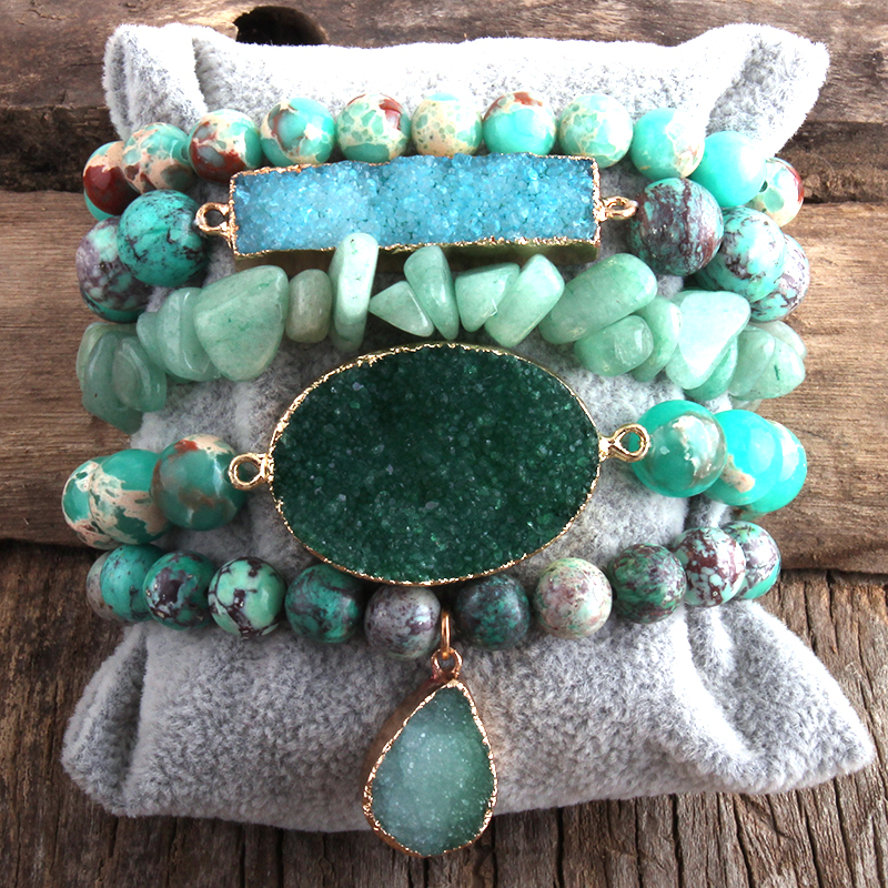 Skincare Rh - RH Fashion Designer Boho Druzy Stones