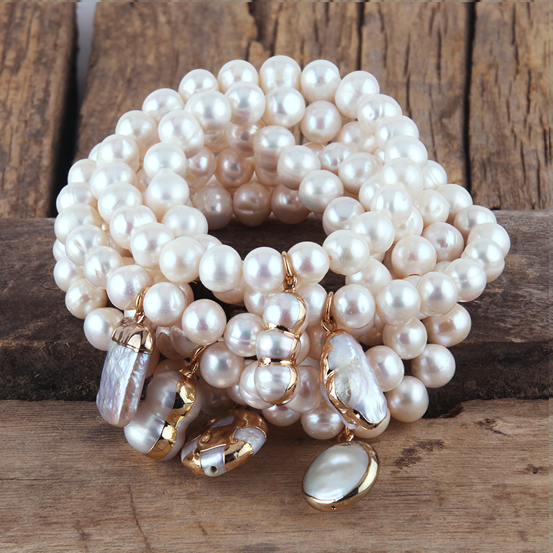 Skincare Rh - RH Fashion Natural Freshwater Pearl Bracelet