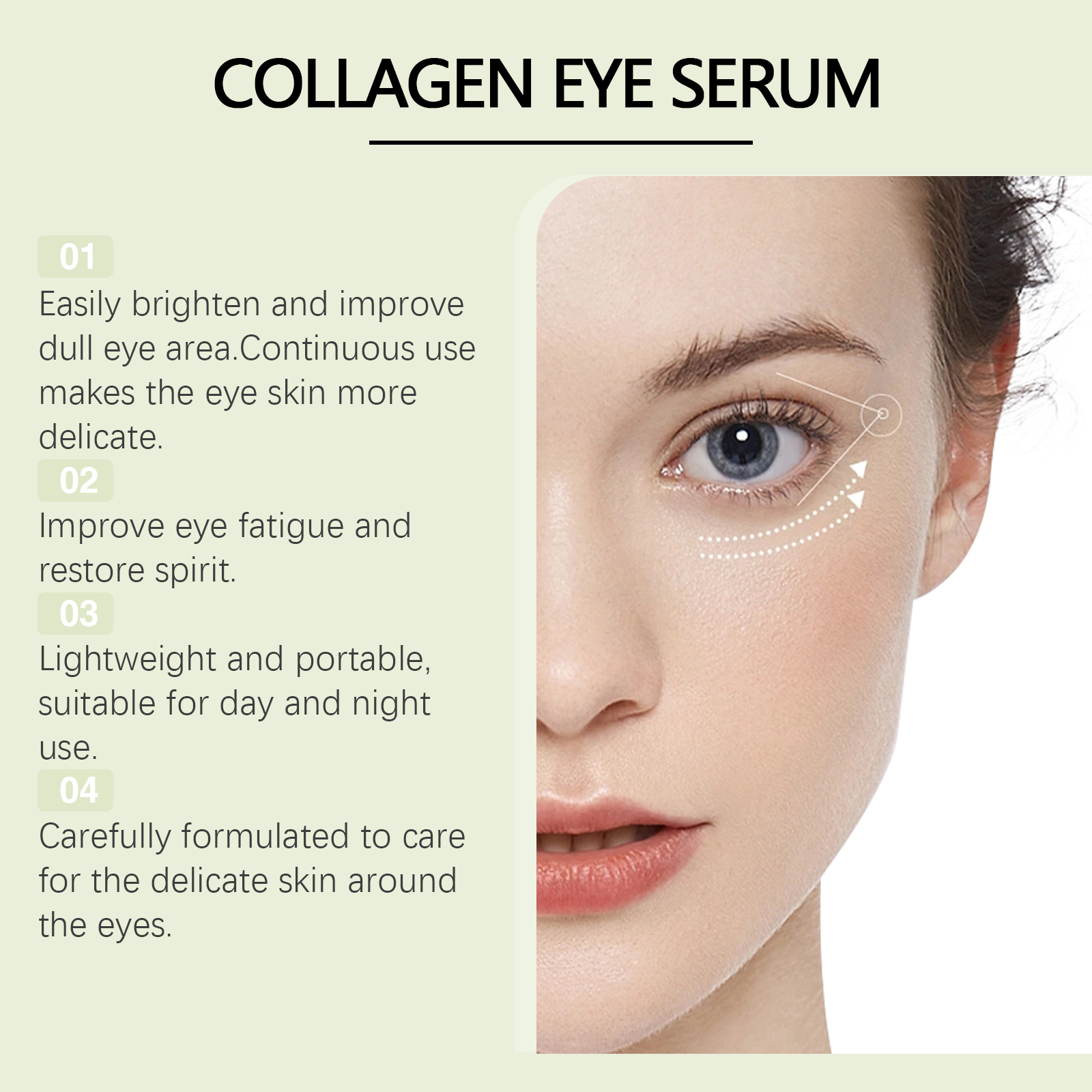 HOYGI Collagen Eye Serum Anti  - Caffeine Eye Serum ulasan dan harga