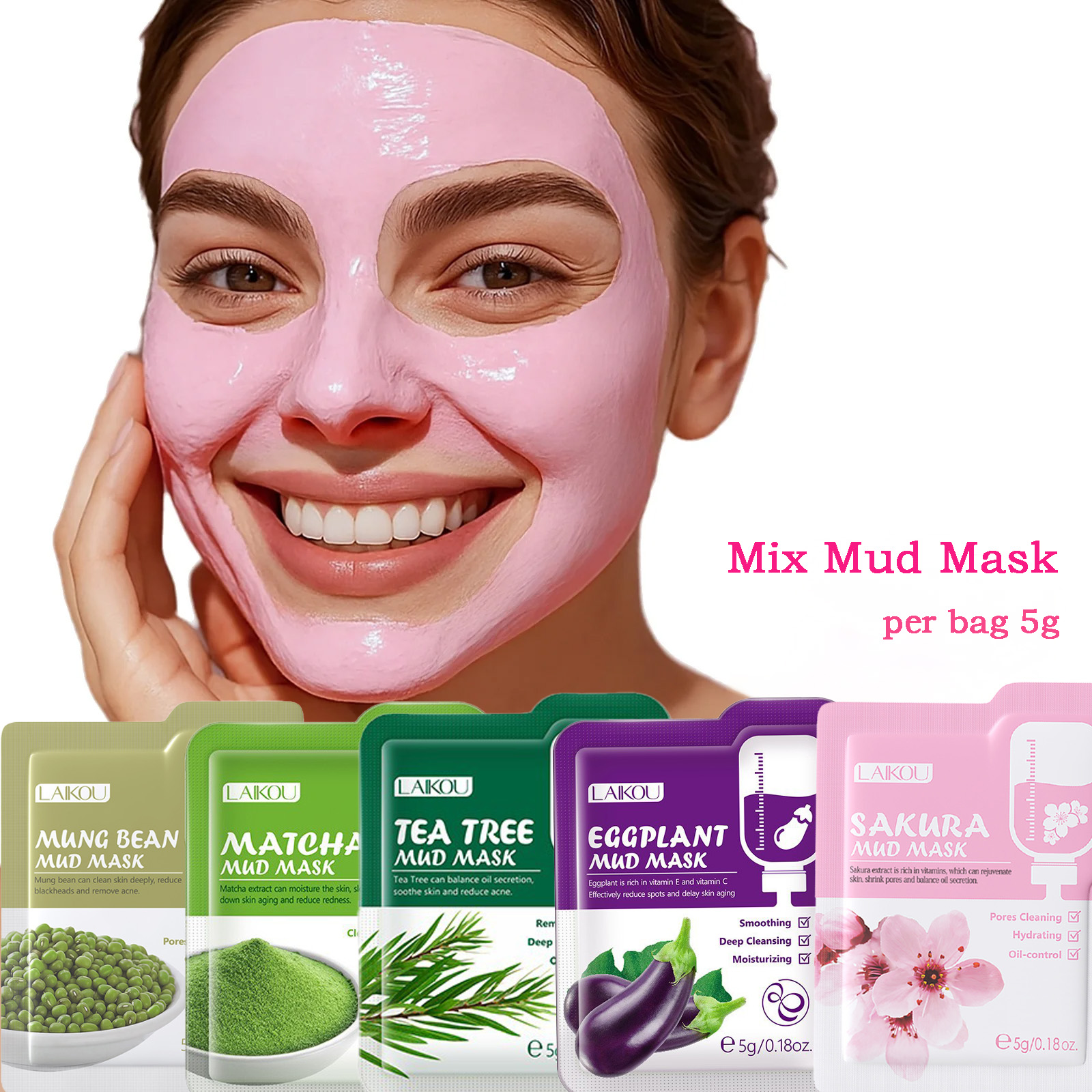 Purifying Clay Facial Mask in  - Skincare Oily Skin ulasan dan harga