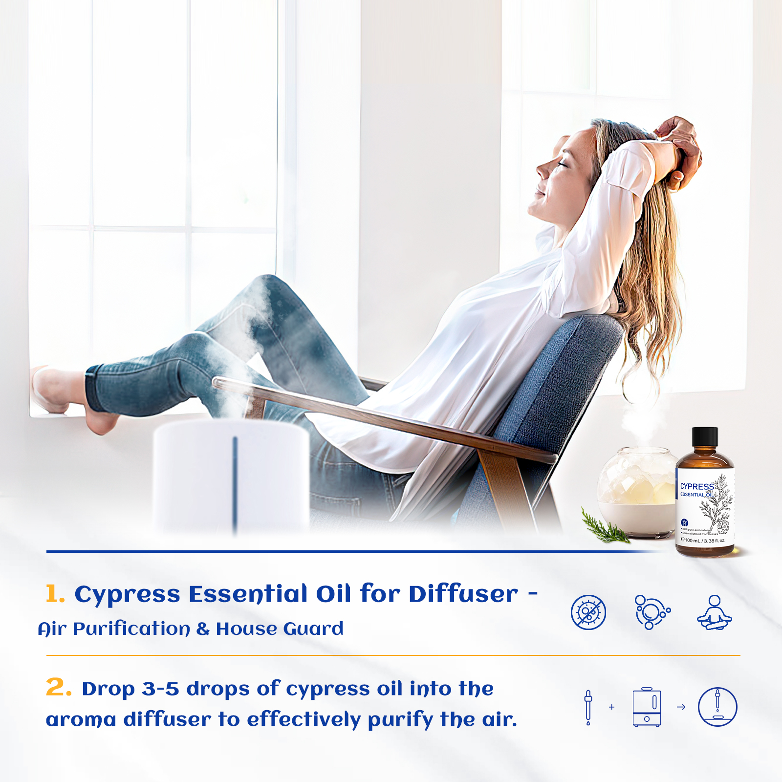 HIQILI Pure Cypress Essential  - Skincare Skin 1004 ulasan dan harga