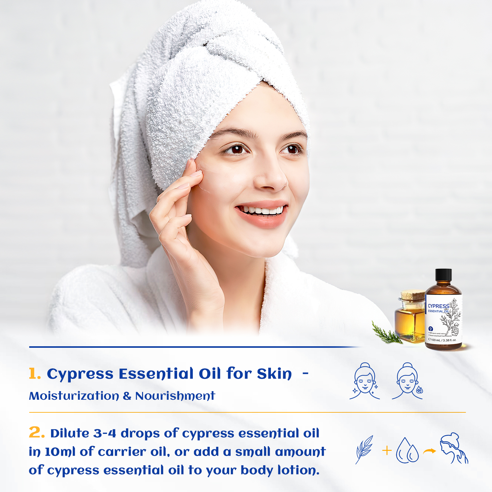 HIQILI Pure Cypress Essential  - Skincare Skin 1004 ulasan dan harga