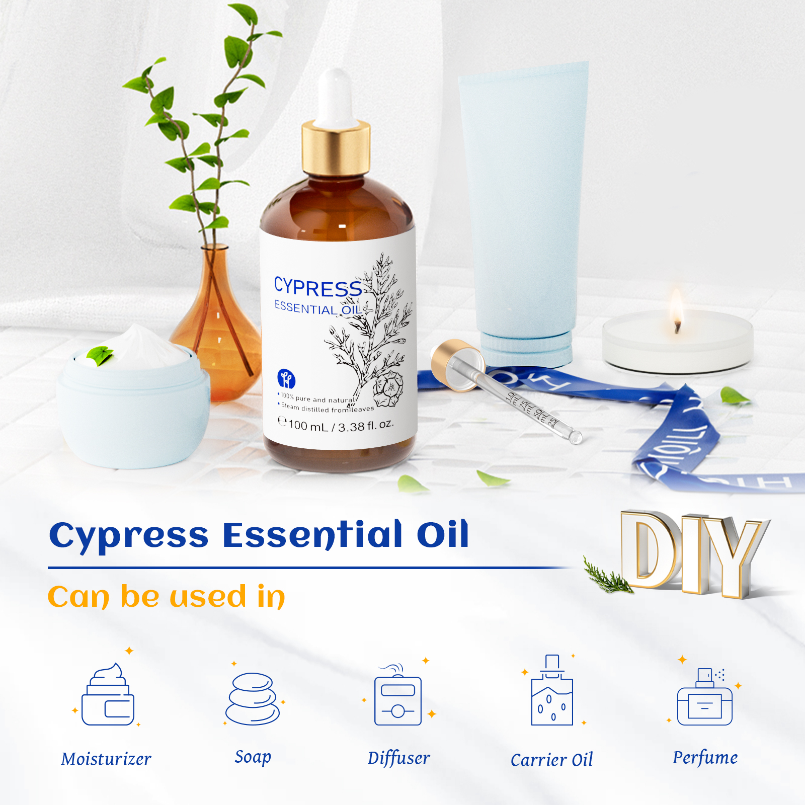 HIQILI Pure Cypress Essential  - Skincare Skin 1004 ulasan dan harga