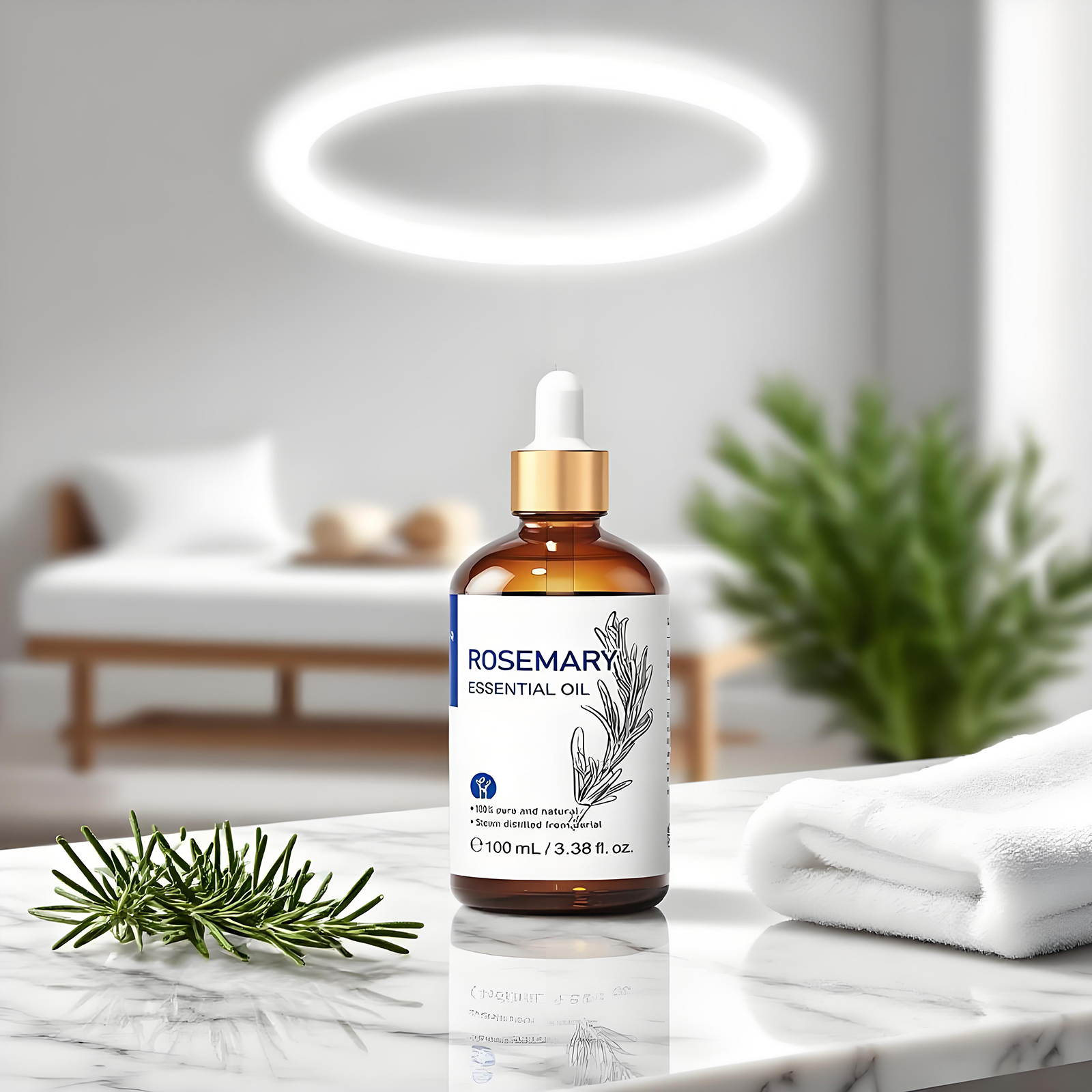 HIQILI 100% Pure Rosemary Esse - Skincare Skin 1004 ulasan dan harga