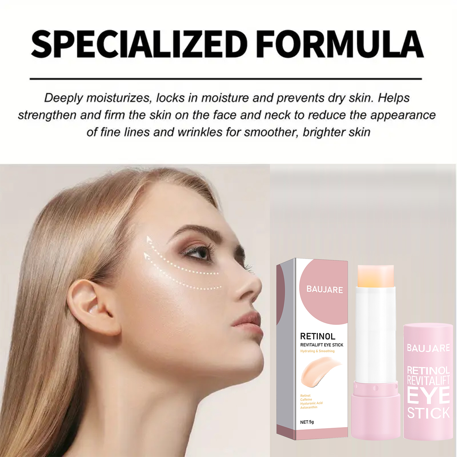 Retinol Eye Stick with Vitamin - Caffeine Eye Serum ulasan dan harga
