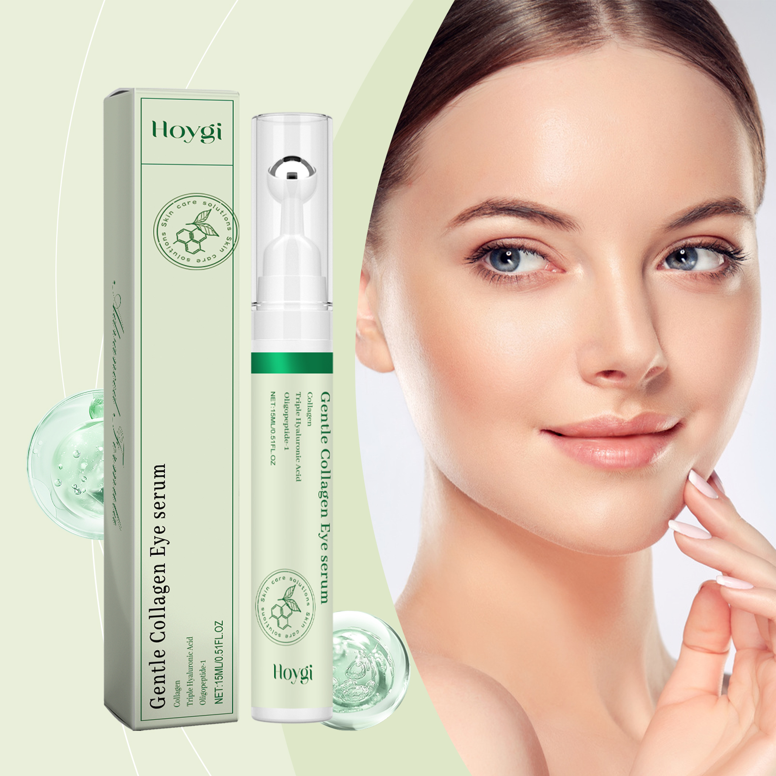 Collagen Eye Serum Cream Anti  - Caffeine Eye Serum ulasan dan harga