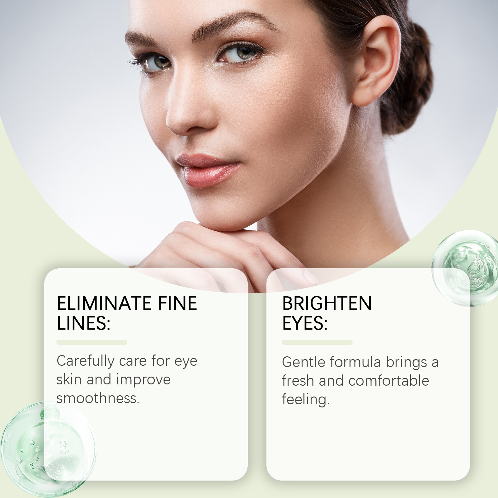 Collagen Eye Serum Cream Anti  - Caffeine Eye Serum ulasan dan harga