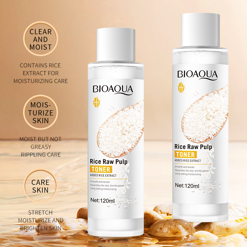 BIOAOUA Essence Water Rice Pur - Skincare Oily Skin ulasan dan harga