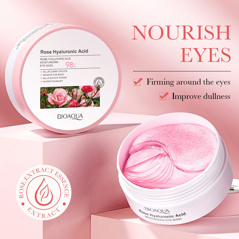 60pcs BIOAQUA Rose Hyaluronic  - Skincare Bioaqua ulasan dan harga