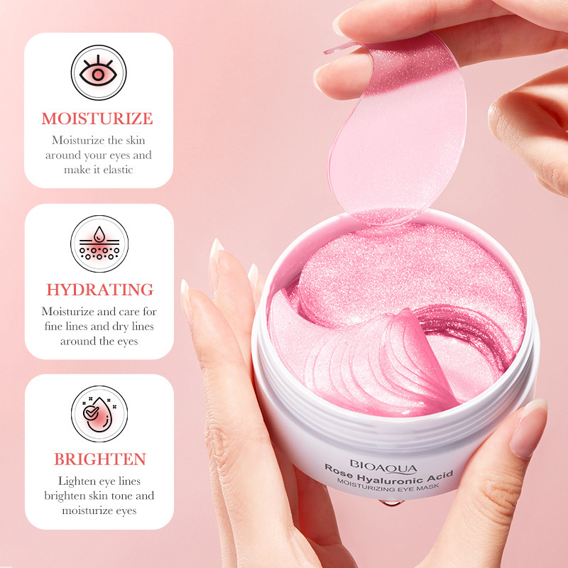 60pcs BIOAQUA Rose Hyaluronic  - Skincare Bioaqua ulasan dan harga