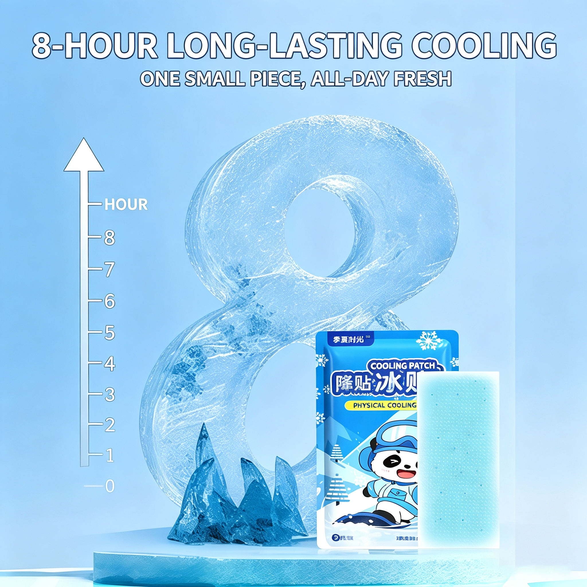 4/10/20/40/100-Piece Ice Patch - Skincare Skin 1004 ulasan dan harga