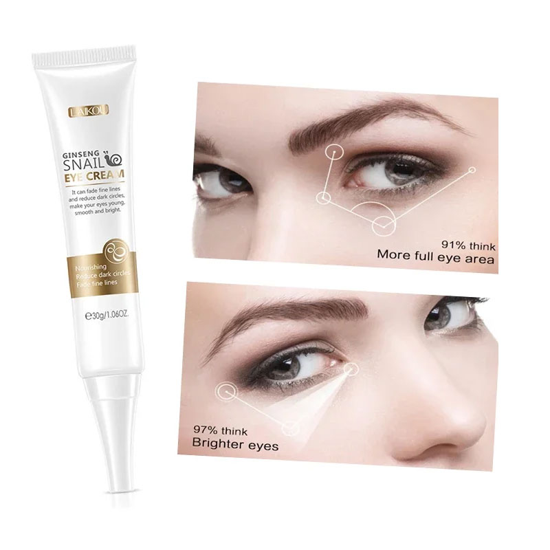 30g Ginseng Snail Eye Cream Pe - Caffeine Eye Serum ulasan dan harga