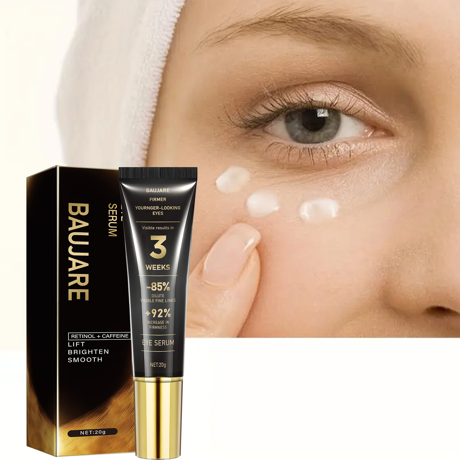 Retinol & Caffeine Eye Serum - - Caffeine Eye Serum ulasan dan harga