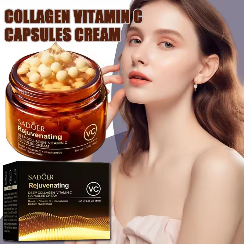 Vitamin C Capsule Cream Collag - Skincare Vitamin C ulasan dan harga