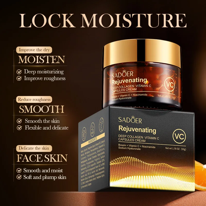 Vitamin C Capsule Cream Collag - Skincare Vitamin C ulasan dan harga