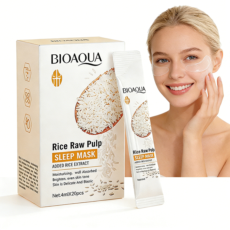 BIOAQUA White Rice Sleeping Fa - Skincare Bioaqua ulasan dan harga