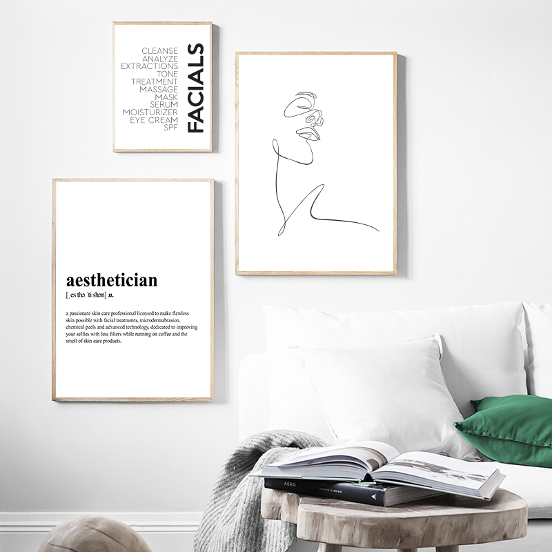 Aesthetician Definition Canvas - Skincare Quote ulasan dan harga